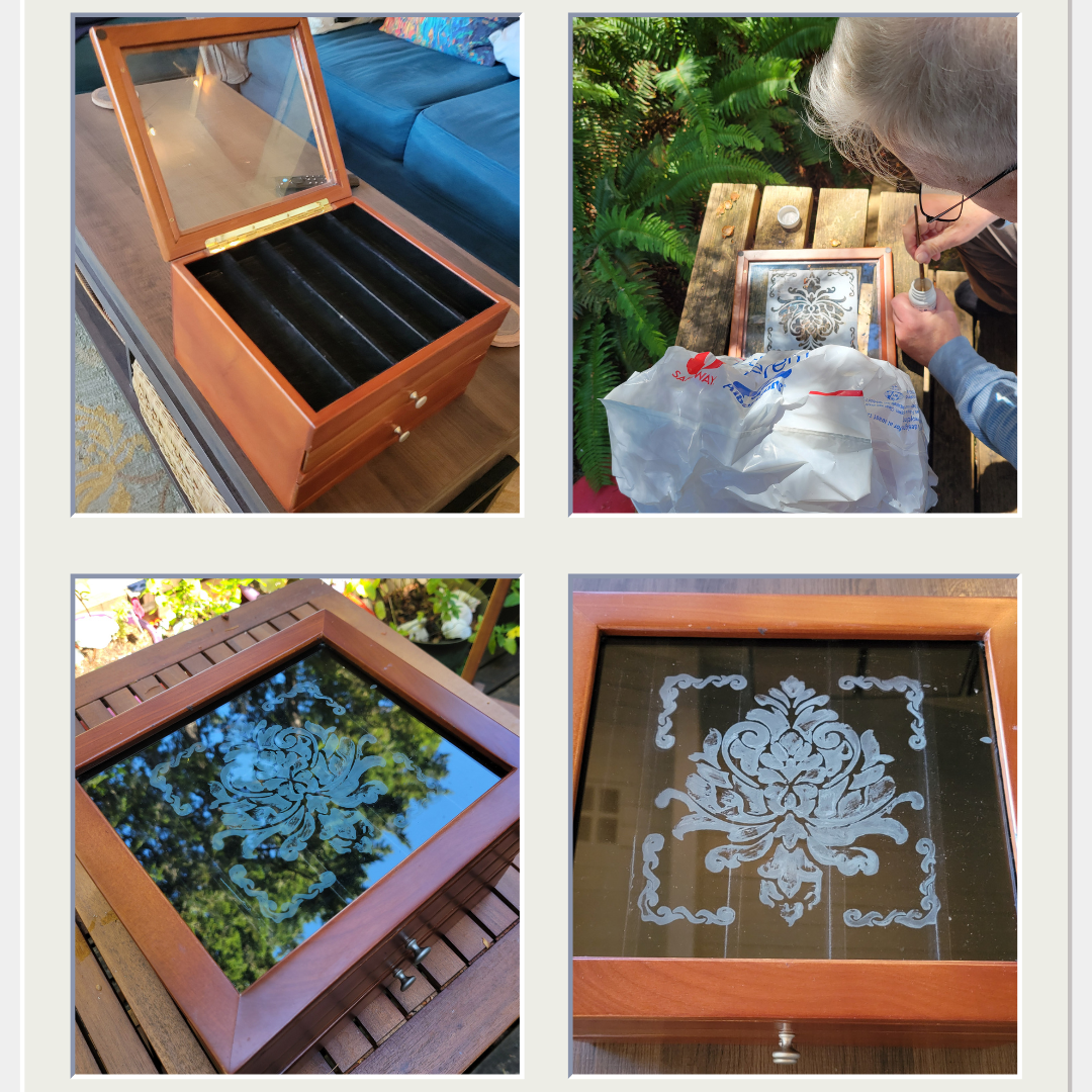 The transformation of the watch box.